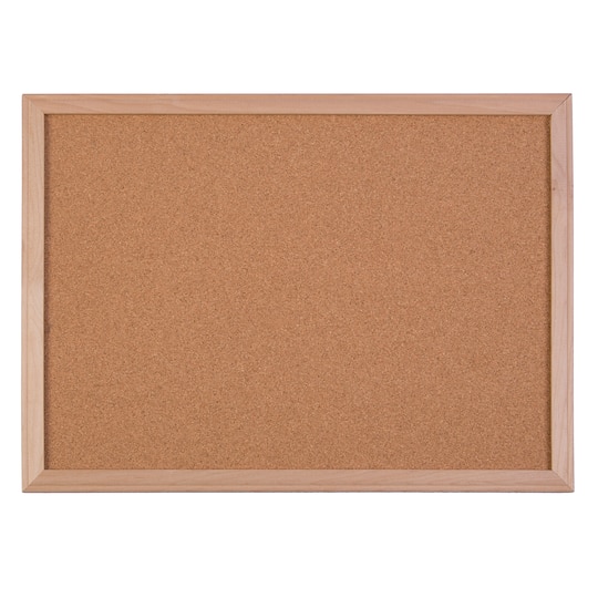 Flipside Wood Framed Cork Board, 18" x 24"